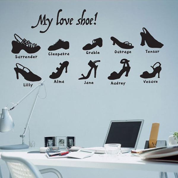 그래픽스티커 (GSI-007) My love shoe