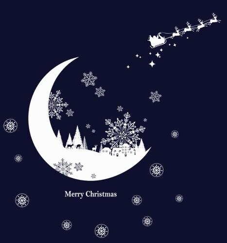 애니시트 성탄절 크리스마스 스티커 모음(눈꽃송이, 산타클로스, 루돌프)