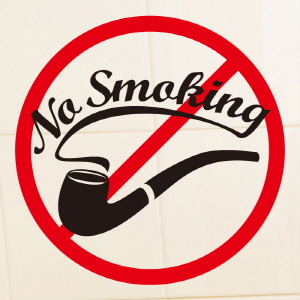 (SMP-140) 금연스티커_담배 파이프 no smoking