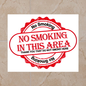 (SMC-082) 금연스티커_엠블렘 NO SMOKING IN THIS AREA(칼라)