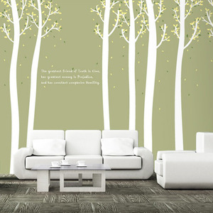 뮤럴벽지 디자인벽지 (NW3090) 숲속아래 /인테리어벽지/아트벽지/회화/나무/자연