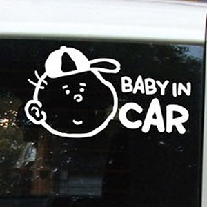 (LSC-002) 그래픽스티커_Baby in car_mk02