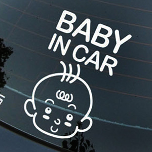 (LSC-003) 그래픽스티커_Baby in car_mk03