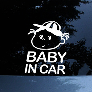 (LSC-005) 그래픽스티커_Baby in car_mk05
