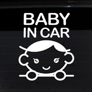 그래픽스티커 (LSC-009) Baby in car_mk09 자동차스티커/초보운전/아기가타고있어요/아이