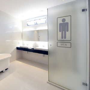 무점착유리시트 cg138_m 남녀화장실아이콘 /유리문시트지/욕실/샤워부스