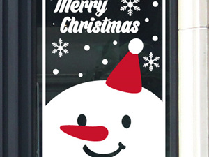 je-427 네모네모 크리스마스-눈사람/크리스마스스티커