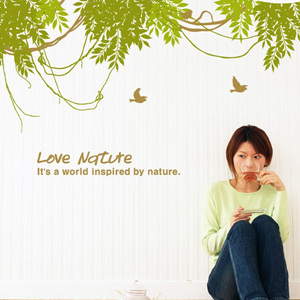 그래픽스티커 (GSN-015) Love nature