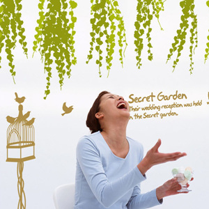 그래픽스티커 (GSN-024) Secret garden