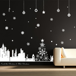 그래픽스티커 ij013-크리스마스날 도시의 야경
