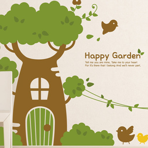 그래픽스티커 (GSI-043) Happy Garden