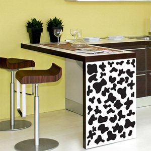 그래픽스티커 pp037-cow 젖소무늬 스티커 대형