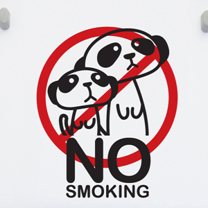 (LSP-002) 금연스티커_MEER_NO SMOKING