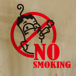 (LSP-019) 금연스티커_뻐끔뻐끔_No smoking