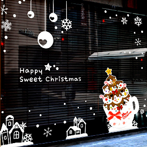 크리스마스스티커 (CHW-173) Happy Sweet Christmas2(대형)